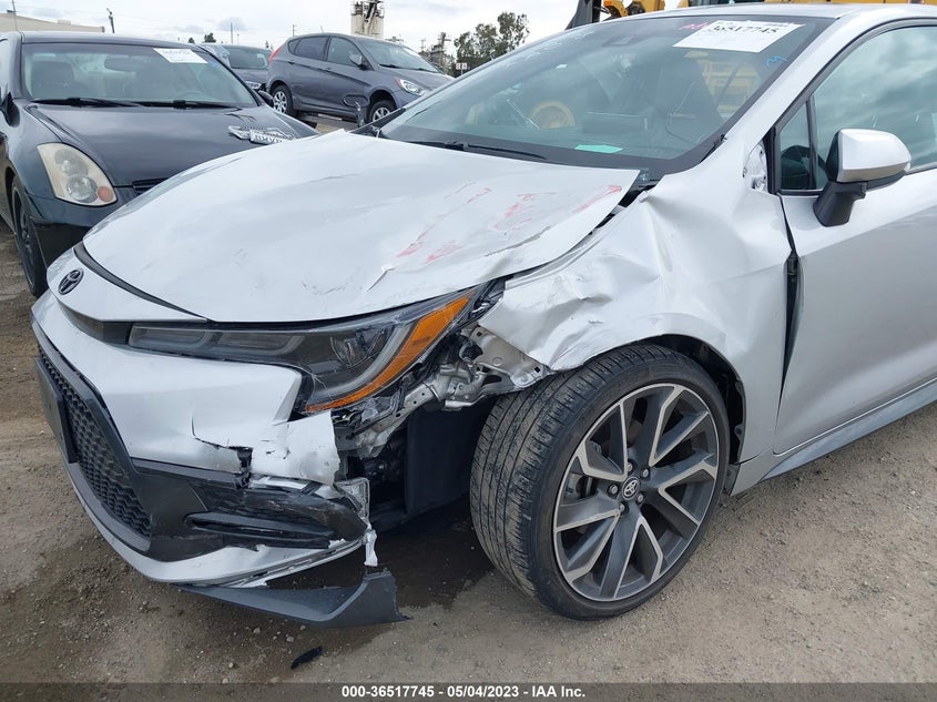 VIN 5YFT4MCEXMP088860 2021 TOYOTA COROLLA XSE/APEX XSE