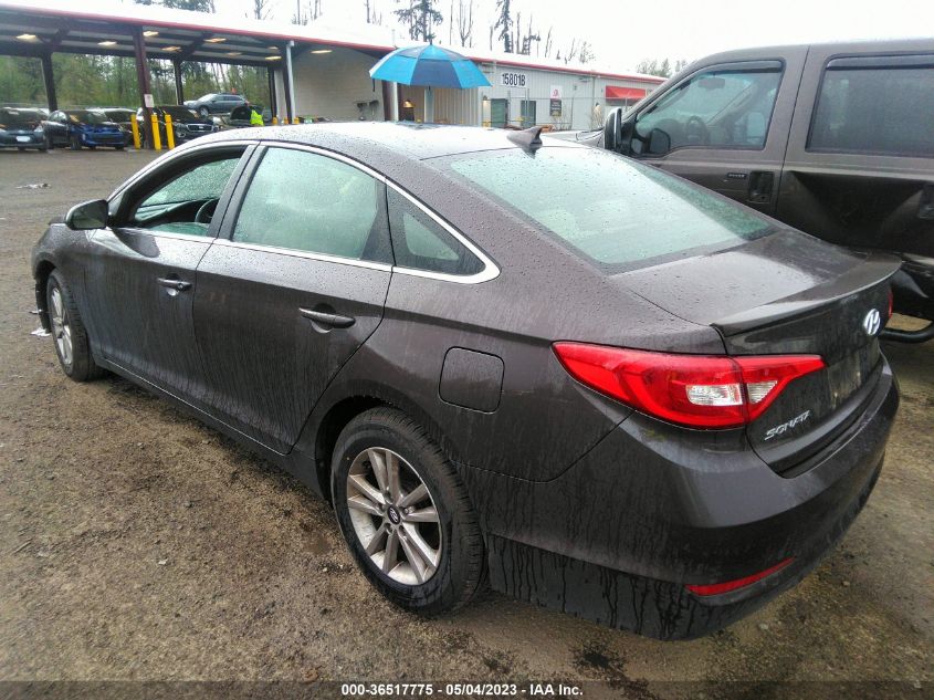 2015 HYUNDAI SONATA 2.4L SE - 5NPE24AF3FH114998