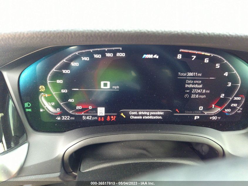 2021 BMW M4 COMPETITION - WBS33AZ01MCG81301
