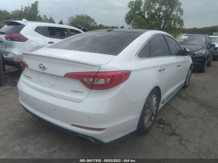 2015 HYUNDAI SONATA 2.4L LIMITED - 5NPE34AF4FH218218