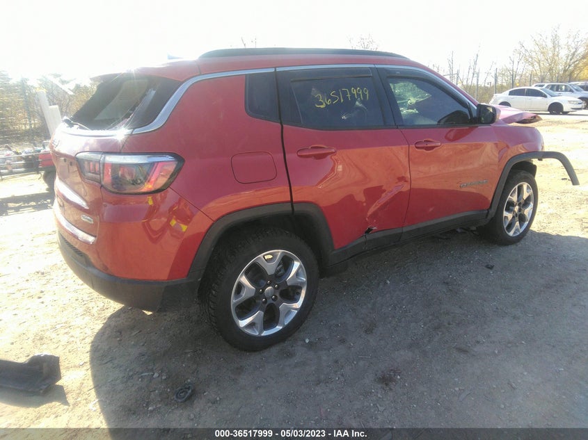 VIN 3C4NJDBB4LT215820 2020 JEEP COMPASS LATITUDE