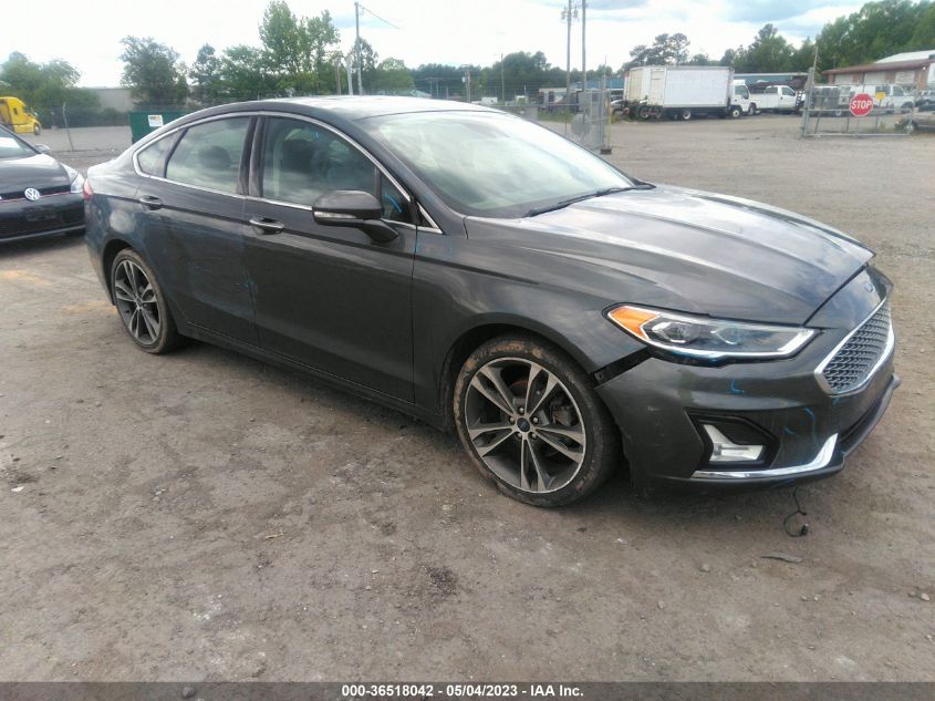 2019 FORD FUSION TITANIUM - 3FA6P0D97KR186692