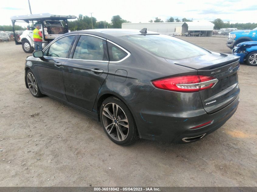 2019 FORD FUSION TITANIUM - 3FA6P0D97KR186692