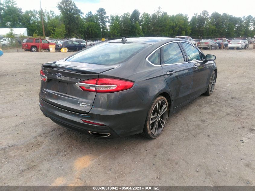 2019 FORD FUSION TITANIUM - 3FA6P0D97KR186692