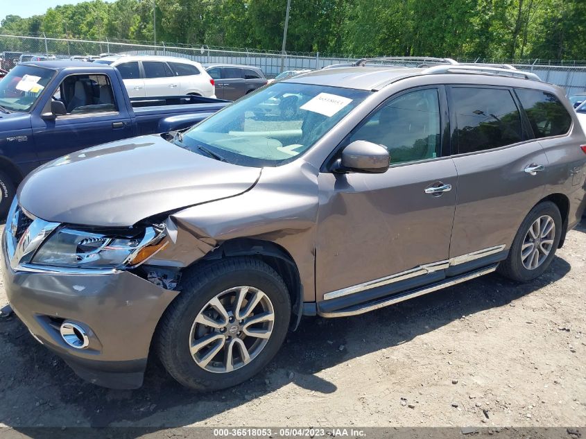 2014 NISSAN PATHFINDER SL - 5N1AR2MN5EC635616
