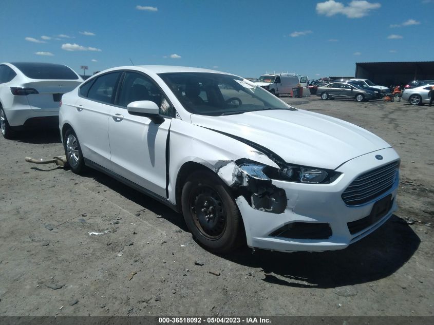 2013 FORD FUSION S - 3FA6P0G79DR237753