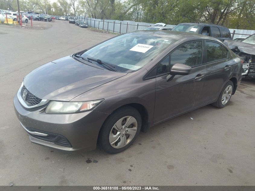 2014 HONDA CIVIC SEDAN LX - 19XFB2F59EE029109