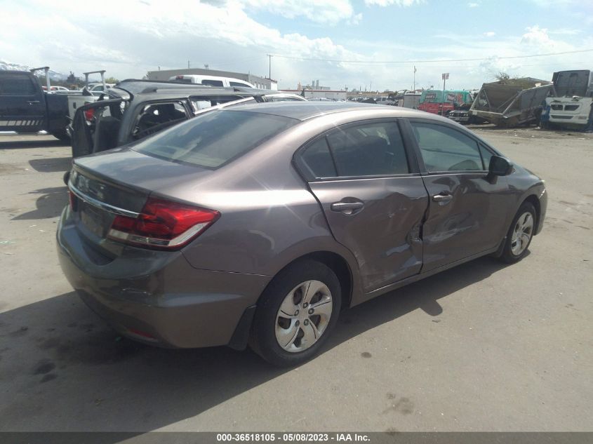 2014 HONDA CIVIC SEDAN LX - 19XFB2F59EE029109