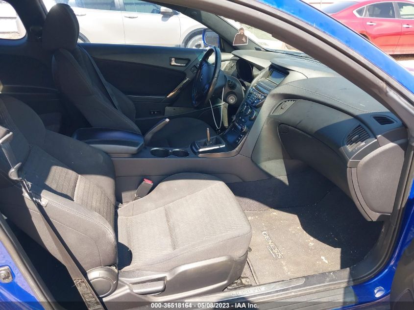 2013 HYUNDAI GENESIS COUPE 2.0T KMHHT6KDXDU100954