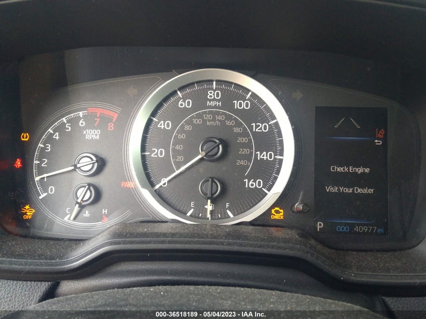 VIN 5YFEPMAE8MP255574 2021 TOYOTA COROLLA LE