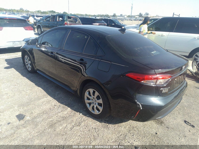 VIN 5YFEPMAE8MP255574 2021 TOYOTA COROLLA LE