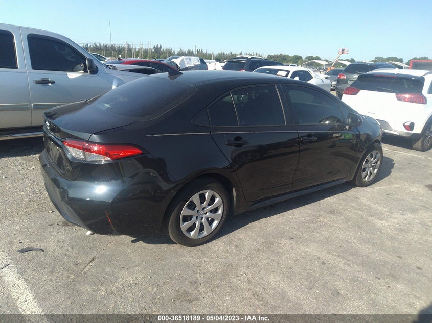 VIN 5YFEPMAE8MP255574 2021 TOYOTA COROLLA LE