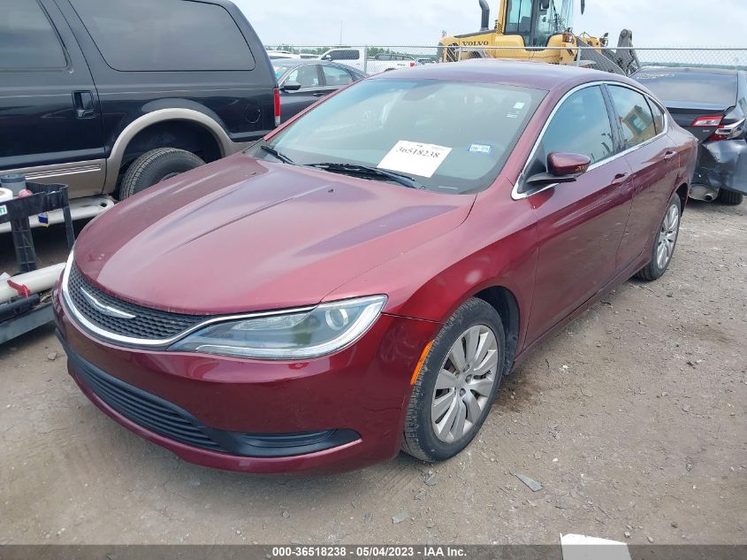 2016 CHRYSLER 200 LX - 1C3CCCFB2GN107440