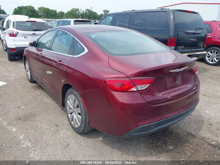 2016 CHRYSLER 200 LX - 1C3CCCFB2GN107440