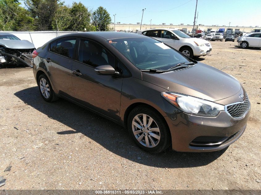 2014 KIA FORTE LX - KNAFX4A62E5236883