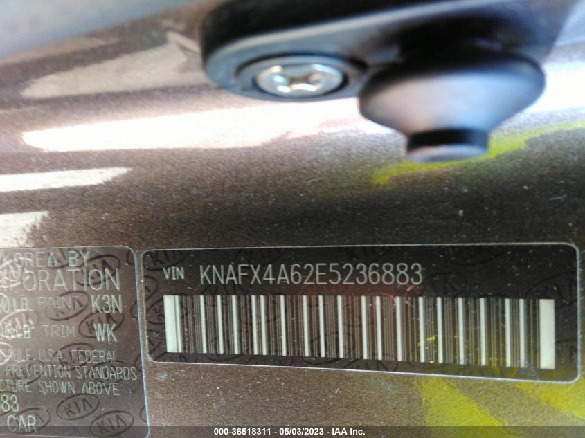 2014 KIA FORTE LX - KNAFX4A62E5236883