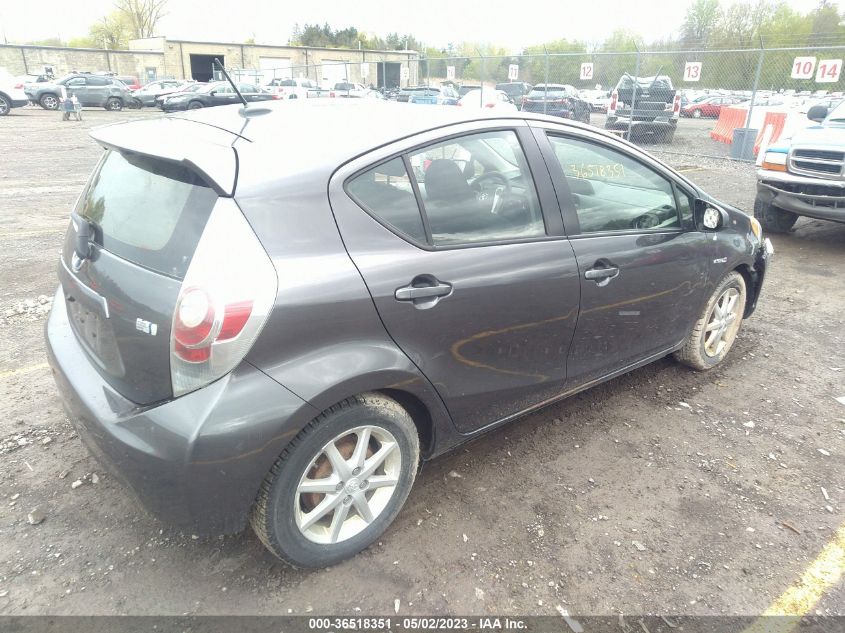 2014 TOYOTA PRIUS C ONE/THREE/TWO/FOUR - JTDKDTB31E1559497