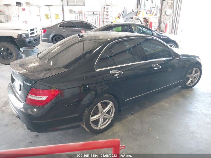 VIN WDDGF8AB2EA945633 2014 MERCEDES-BENZ C-CLASS no.4