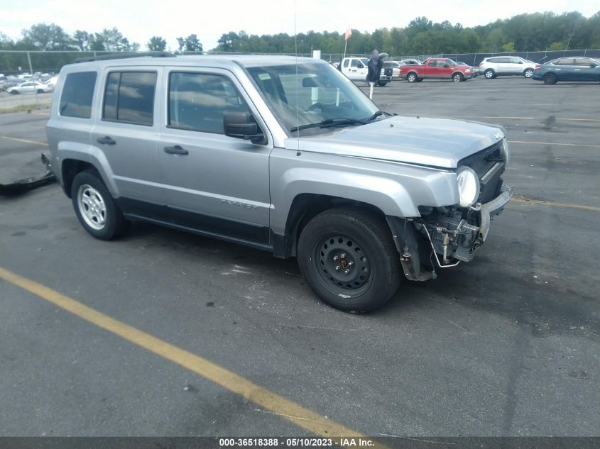 2016 JEEP PATRIOT SPORT - 1C4NJPBA2GD576547