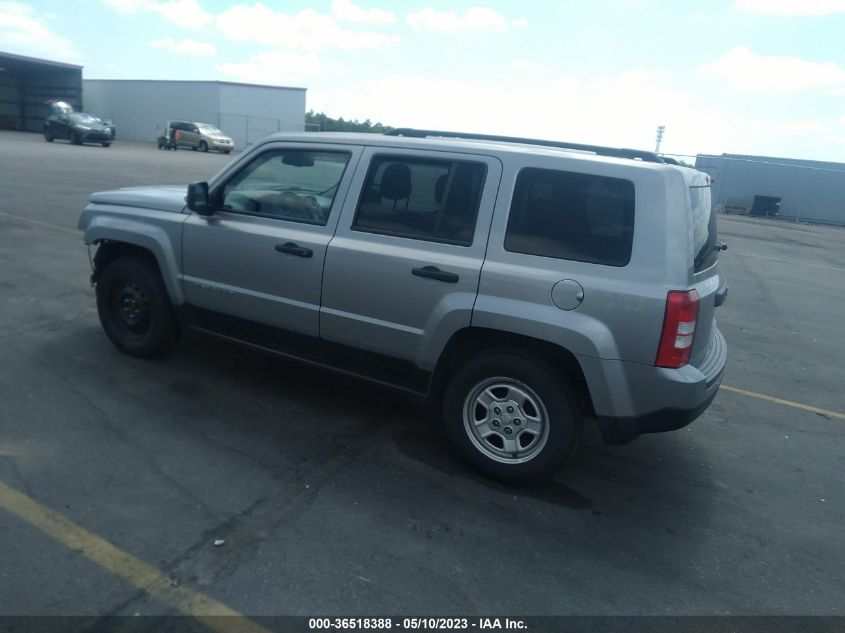 2016 JEEP PATRIOT SPORT - 1C4NJPBA2GD576547