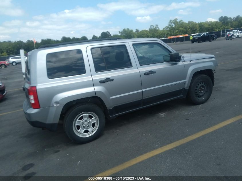 2016 JEEP PATRIOT SPORT - 1C4NJPBA2GD576547