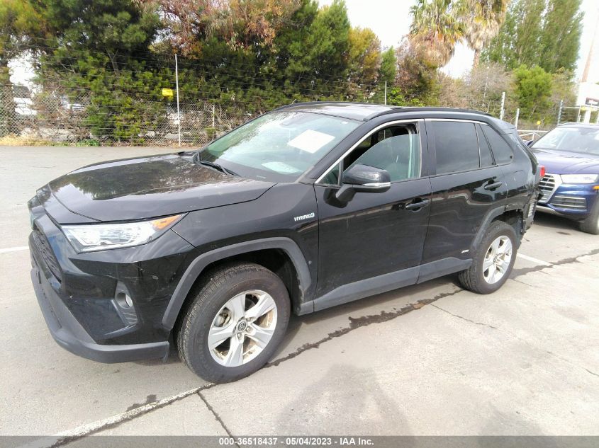 2021 TOYOTA RAV4 HYBRID XLE - 4T3RWRFVXMU018732