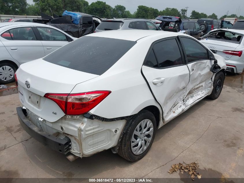 2019 TOYOTA COROLLA L/LE/SE/XLE/XSE - 5YFBURHEXKP882563