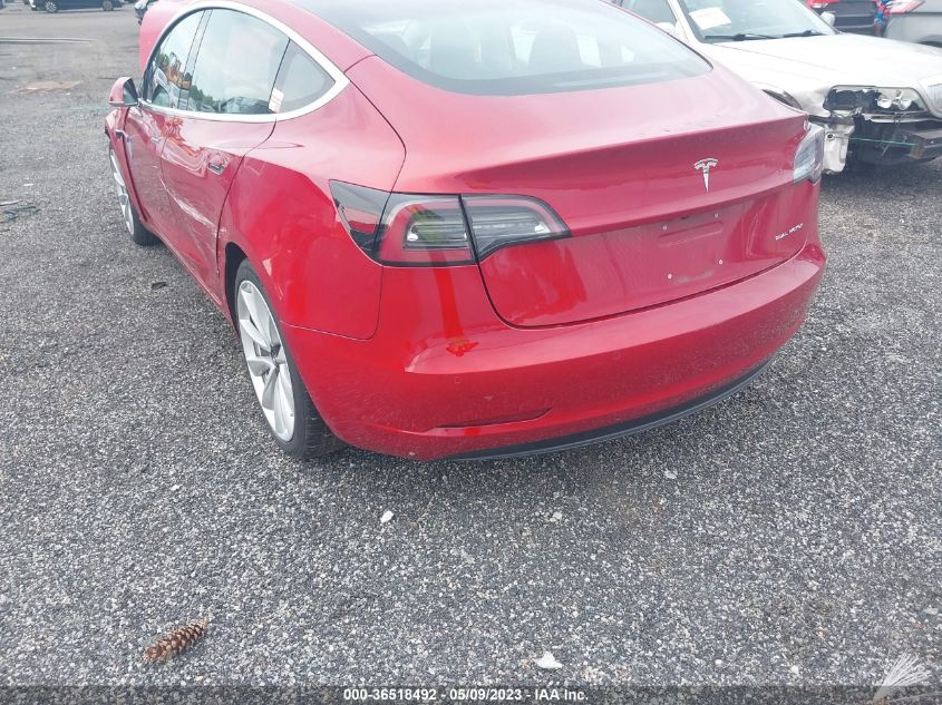 2018 TESLA MODEL 3 LONG RANGE - 5YJ3E1EB3JF065667