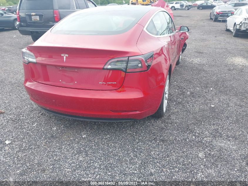 2018 TESLA MODEL 3 LONG RANGE - 5YJ3E1EB3JF065667