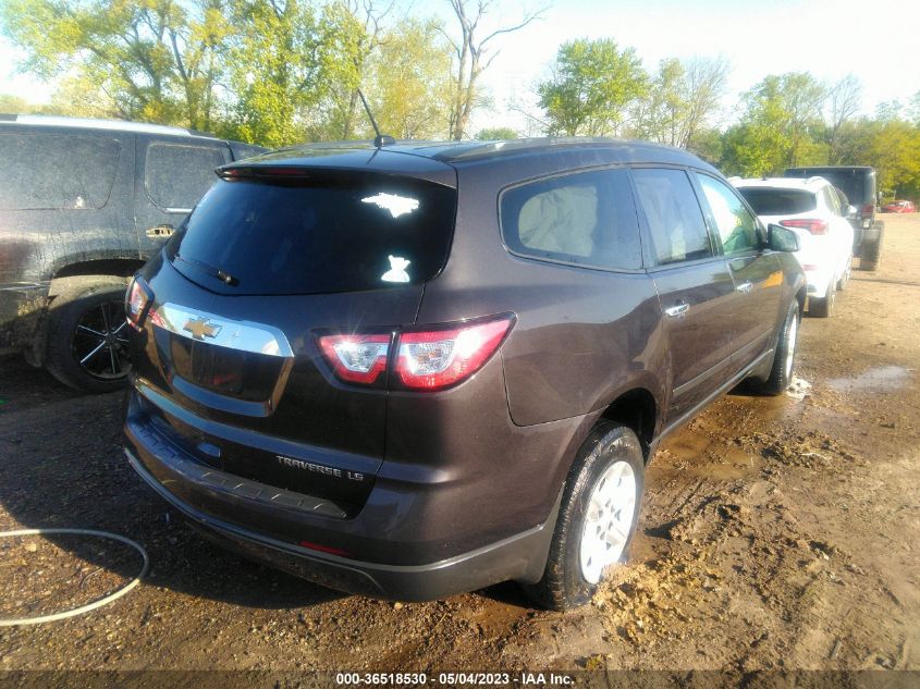 2014 CHEVROLET TRAVERSE LS - 1GNKRFKD0EJ354885