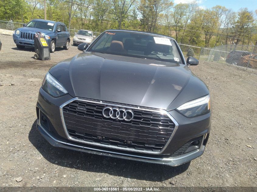 2021 AUDI A5 CABRIOLET PREMIUM PLUS - WAUWAGF52MN001885
