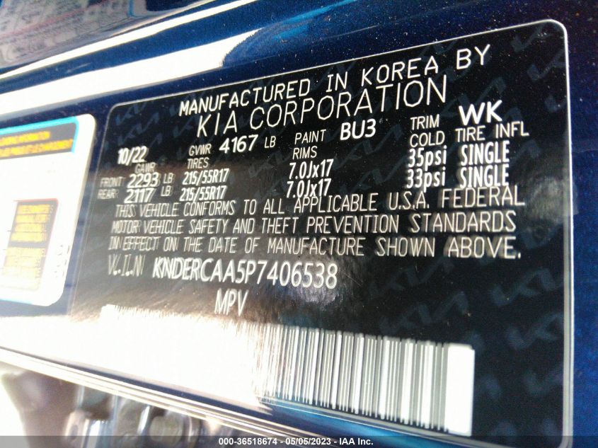 2023 KIA SELTOS EX - KNDERCAA5P7406538