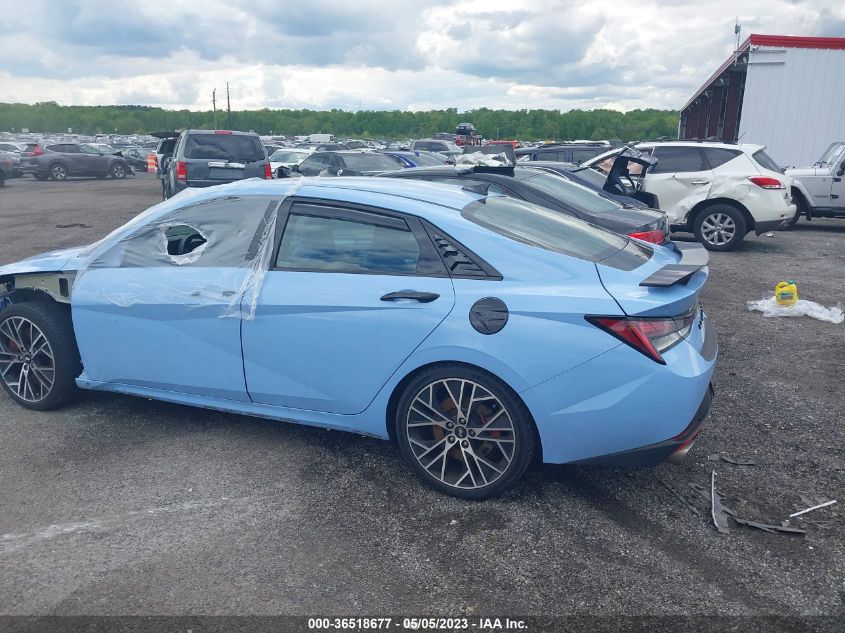 2022 HYUNDAI ELANTRA N - KMHLW4AKXNU001218