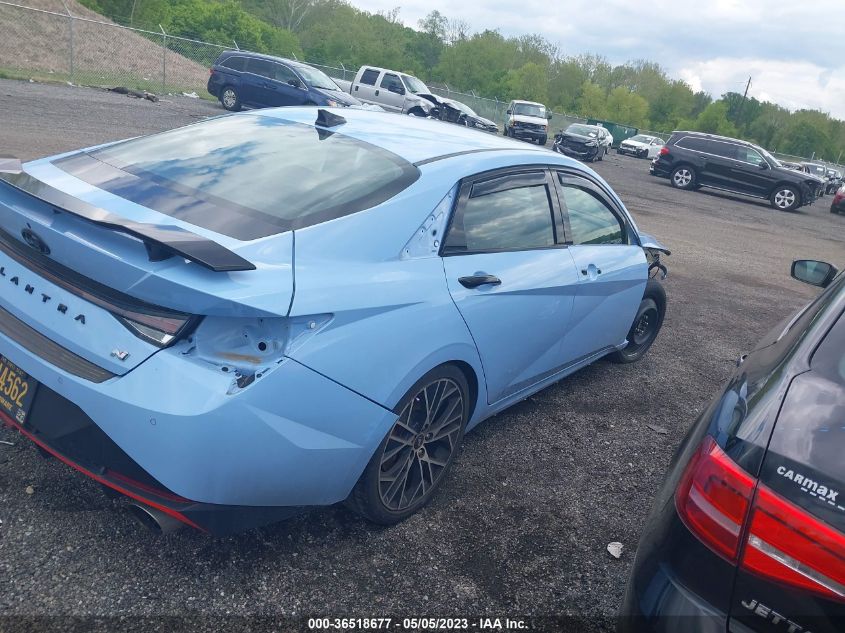 2022 HYUNDAI ELANTRA N - KMHLW4AKXNU001218