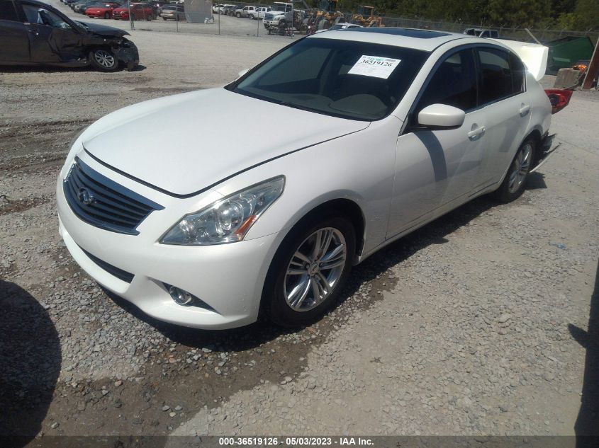 2013 INFINITI G37 SEDAN JOURNEY - JN1CV6AP0DM725029