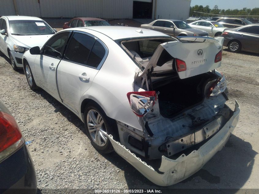 2013 INFINITI G37 SEDAN JOURNEY - JN1CV6AP0DM725029