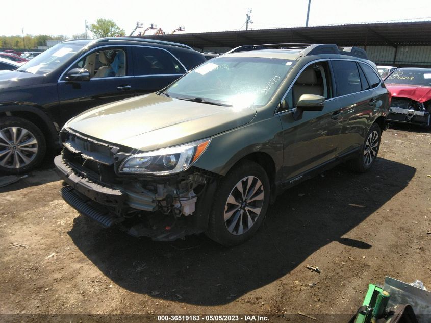 2017 SUBARU OUTBACK LIMITED - 4S4BSANC6H3247170