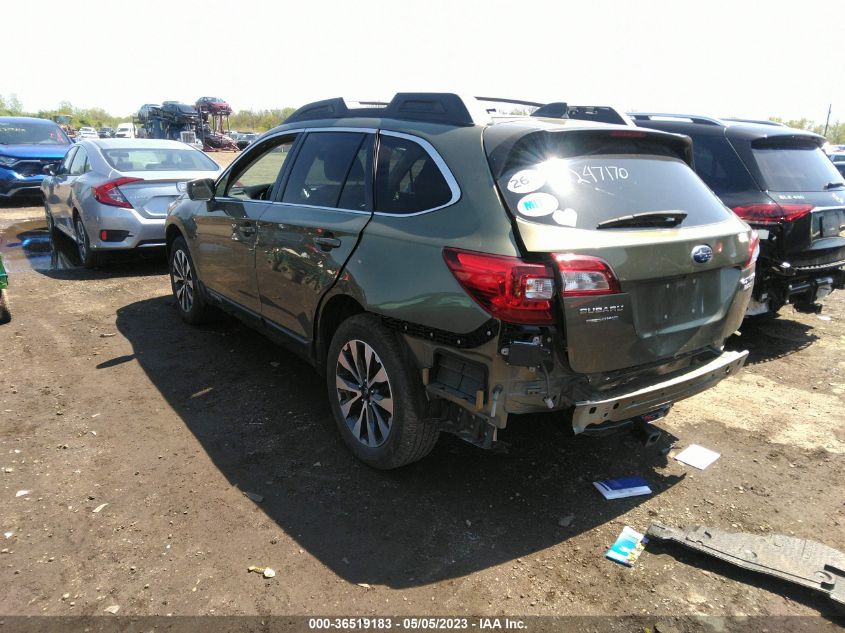 2017 SUBARU OUTBACK LIMITED - 4S4BSANC6H3247170