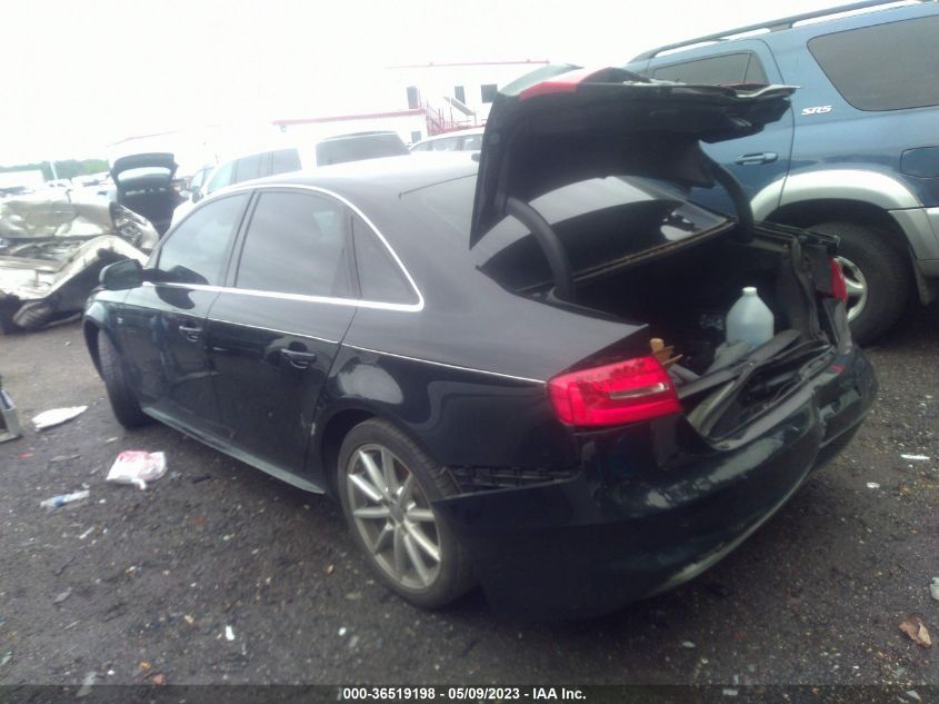 2014 AUDI A4 PREMIUM PLUS - WAUFFAFL6EN010412