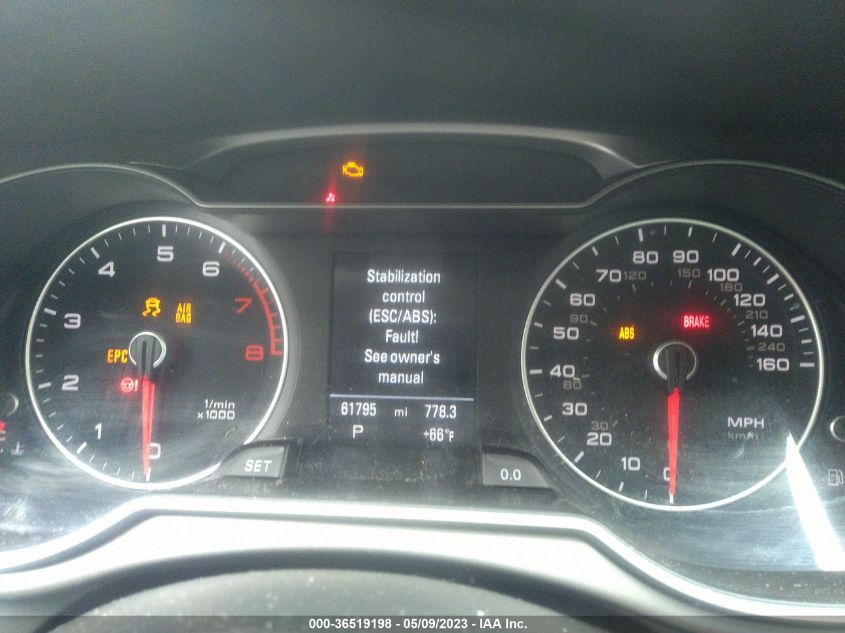 2014 AUDI A4 PREMIUM PLUS - WAUFFAFL6EN010412