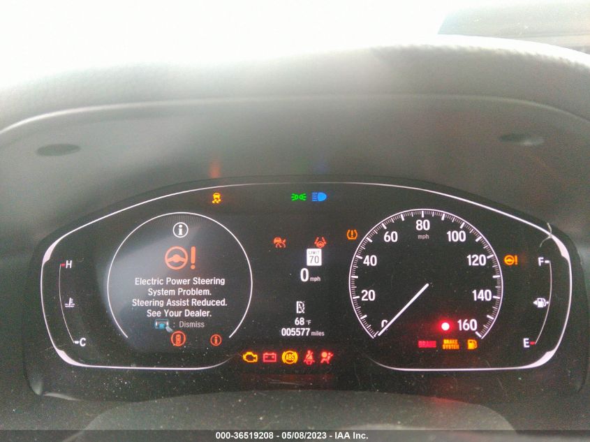 2022 HONDA ACCORD SEDAN SPORT - 1HGCV1F3XNA123023