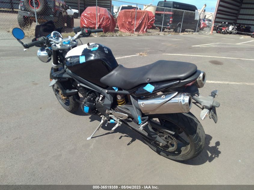 2009 TRIUMPH MOTORCYCLE STREET TRIPLE 675 - SMTD01NE59J381848