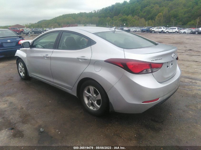2015 HYUNDAI ELANTRA SE - KMHDH4AE3FU263902