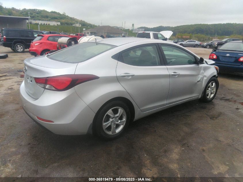 2015 HYUNDAI ELANTRA SE - KMHDH4AE3FU263902