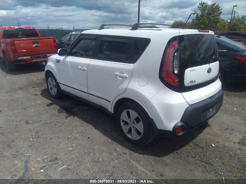 2016 KIA SOUL BASE - KNDJN2A28G7397072