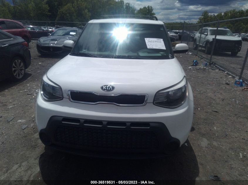 2016 KIA SOUL BASE - KNDJN2A28G7397072