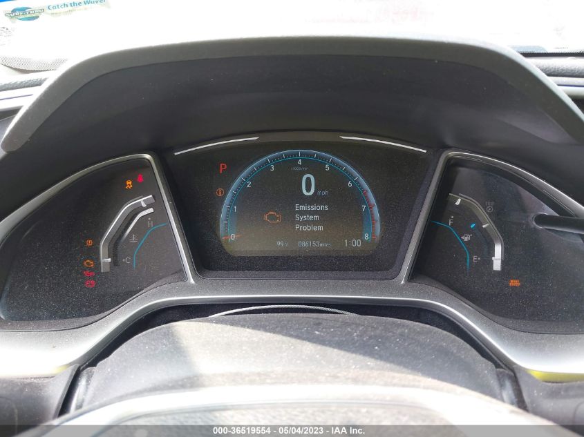 2017 HONDA CIVIC SEDAN EX-L - 19XFC1F77HE020258