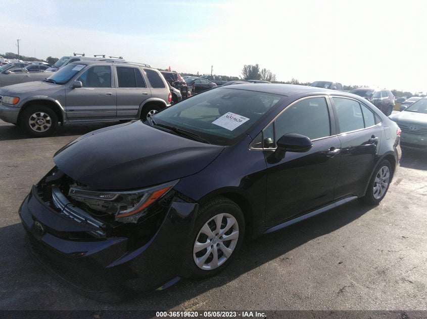 VIN 5YFEPMAE2NP373542 2022 TOYOTA COROLLA LE