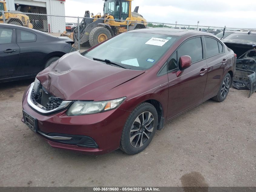2013 HONDA CIVIC SDN EX - 19XFB2F86DE017962