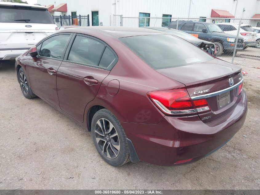 2013 HONDA CIVIC SDN EX - 19XFB2F86DE017962